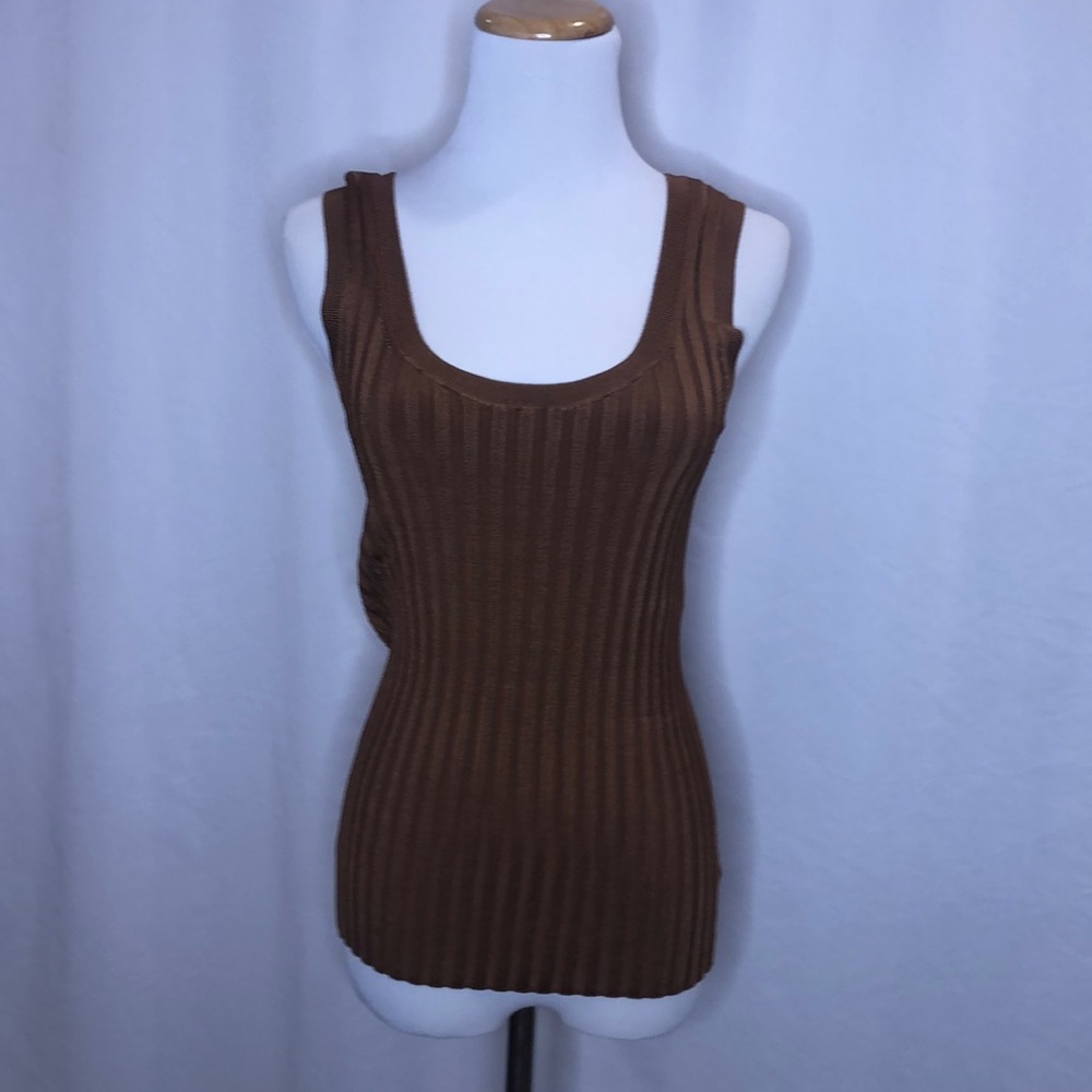 Veronica Beard Sandra Rib Tank-Sz M